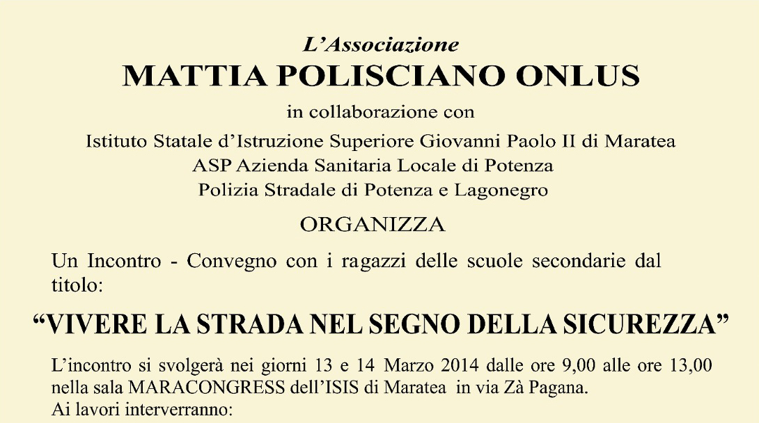 VIVERE LA STRADA NEL SEGNO DELLA SICUREZZA
