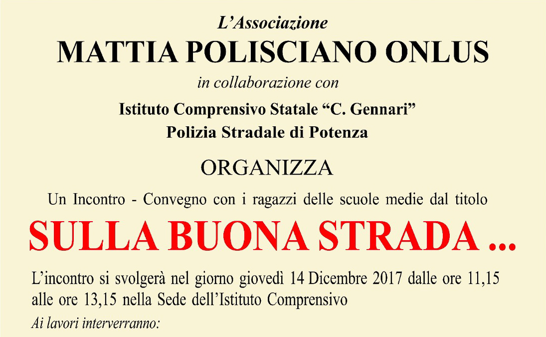 SULLA BUONA STRADA