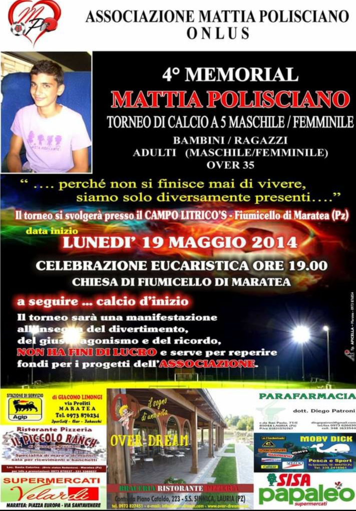 4° MEMORIAL MATTIA POLISCIANO