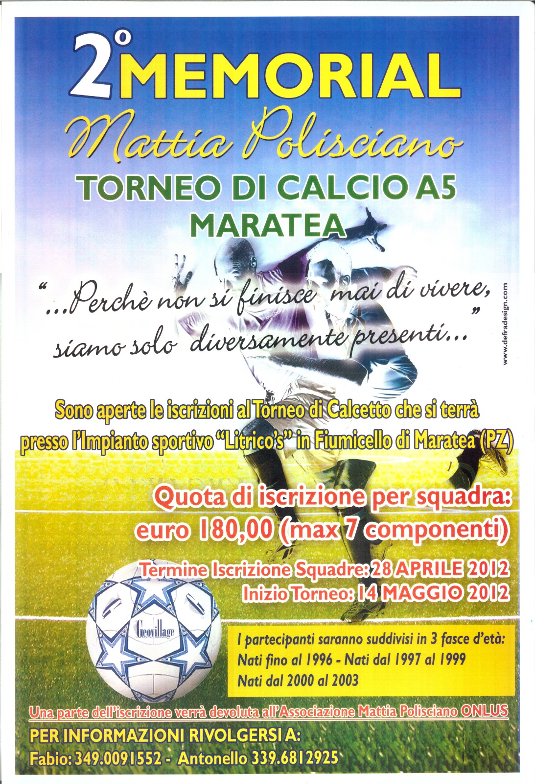 2° MEMORIAL MATTIA POLISCIANO