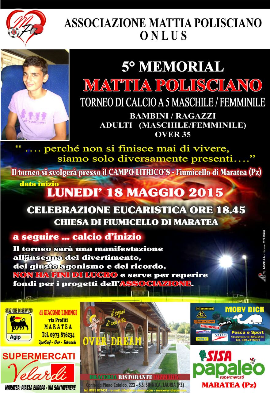 5° MEMORIAL MATTIA POLISCIANO