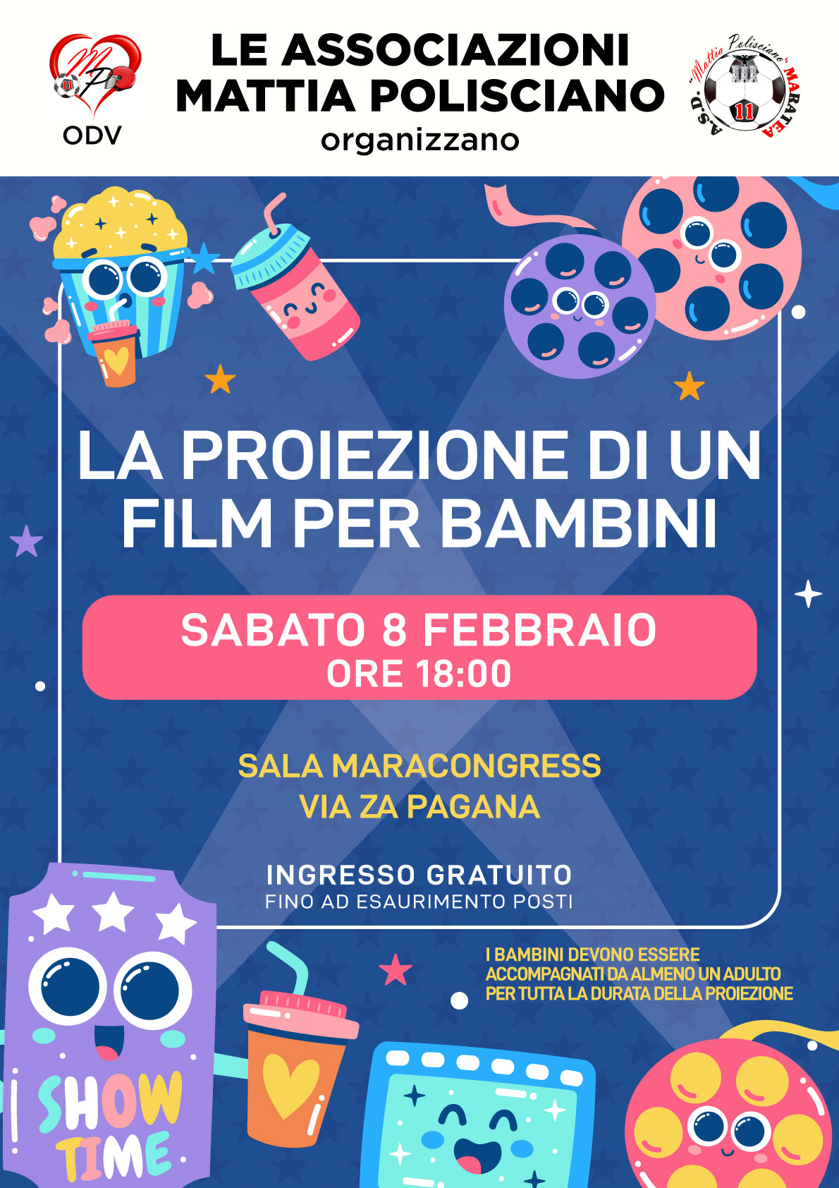 PROIEZIONE FILM PER BAMBINI