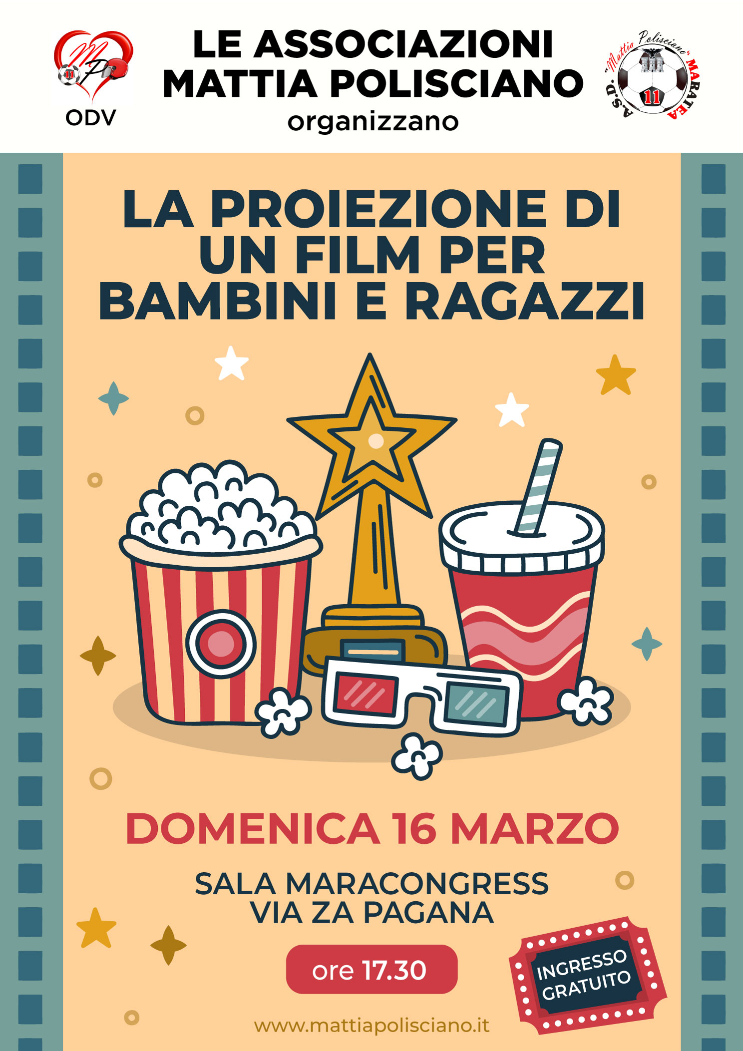 PROIEZIONE FILM PER BAMBINI