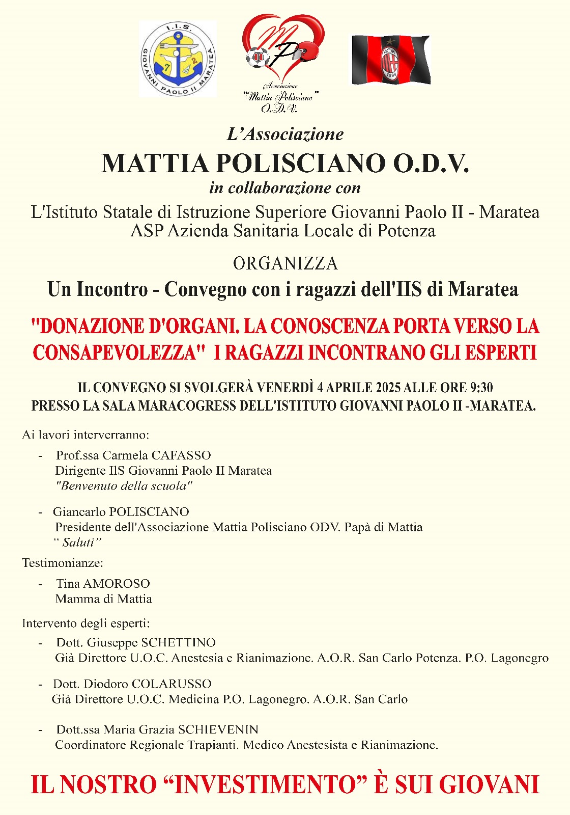 DONAZIONE D'ORGANI. LA CONOSCENZA PORTA VERSO LA CONSAPEVOLEZZA