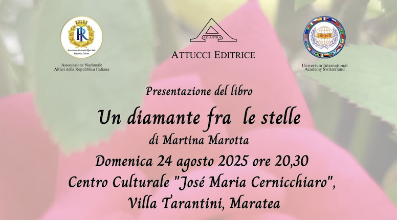 PRESENTAZIONE LIBRO UN DIAMANTE TRA LE STELLE